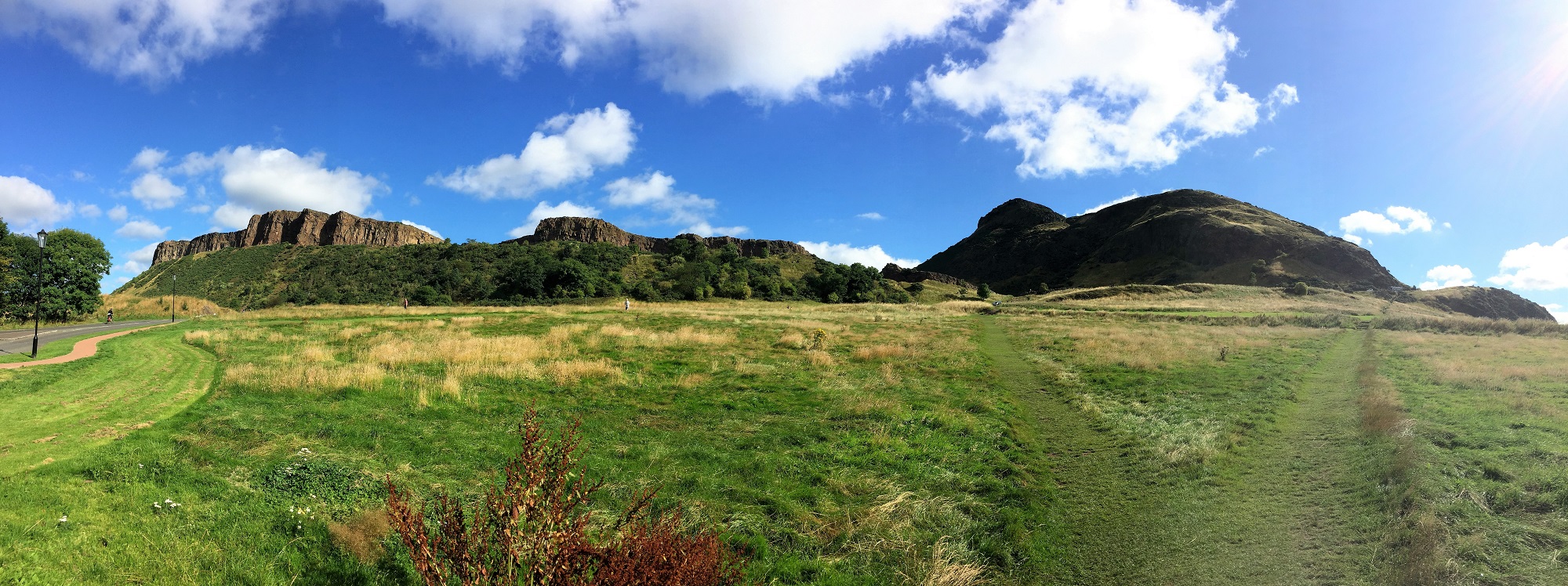 Holyrood Park from below.